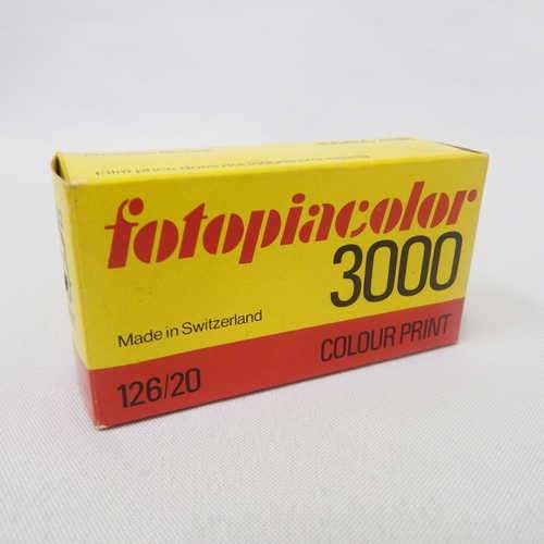 Fotopiacolor 3000 film cassette - 126/20 - ultra rare - some damage to box