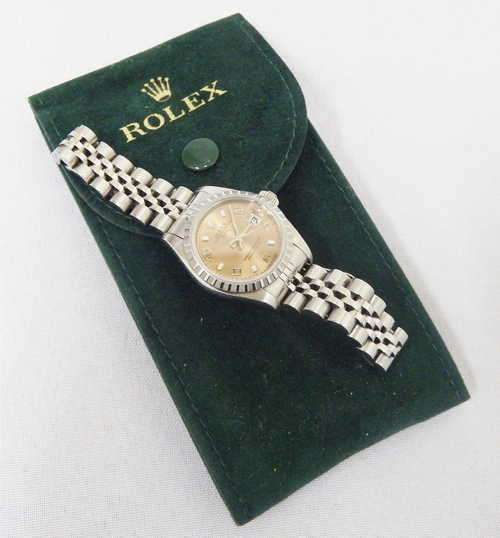 Woman's Rolex watch - Oyster perpetual date - Superlative chronometer - Officially certified