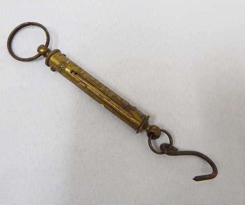 Vintage Salter pocket hanging scale