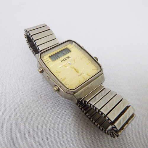 Ultmost Talking watch with digital and analog clock - Working - Including extra watch for spares