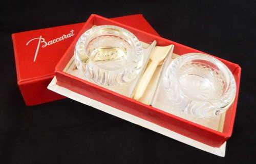 Pair of Baccarat Mustard Dishes