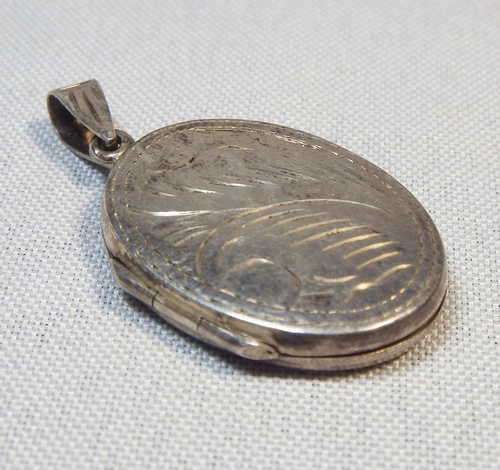 Sterling silver photo pendant