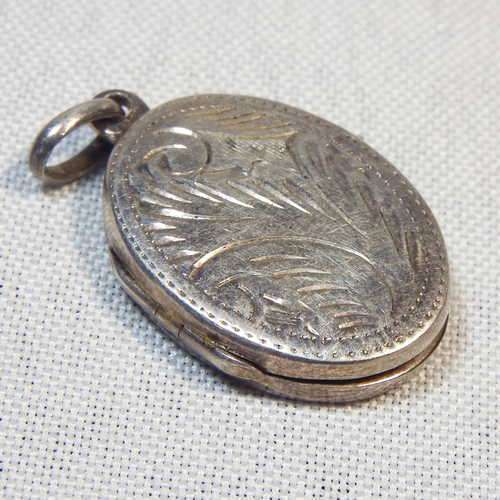 Sterling silver photo pendant