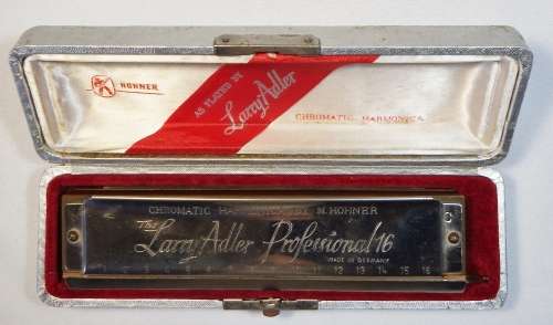 The Larry Adler Professional 16 Chromatic Harmonica - In Original Box - Made In Germany By M. Hohner