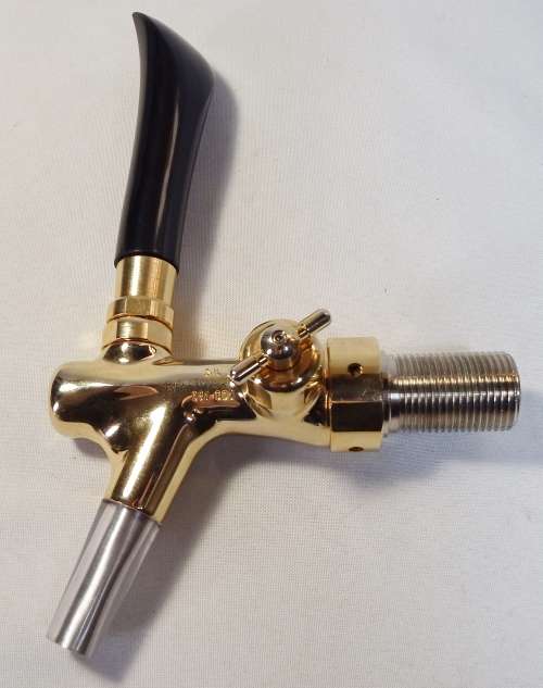 Brass compensator beer tap
