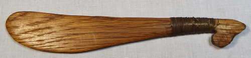Old wooden butter knife