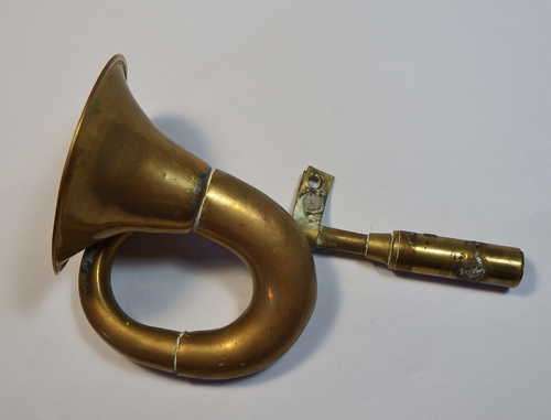 Vintage brass car horn - Without rubber