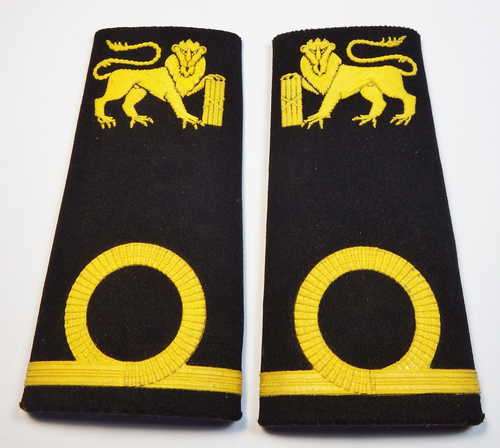 Pair of SA Navy Ensign rank epaulettes - Work dress