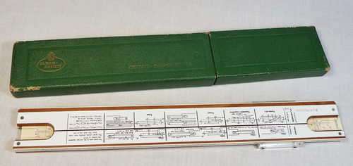 Vintage Faber-Castell slide Rule in box