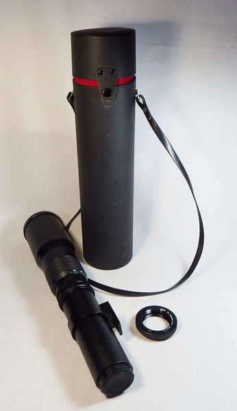 Kimunor 1:8 500 mm lens with adapter for Pentax k/m - Lens in clean