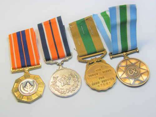 Set of 4 SADF medals