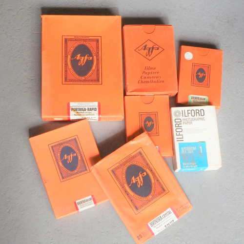 Lot of vintage photographic paper - Opened and used from