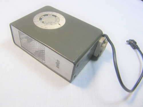 Vintage Braun camera flash - Made in Germany