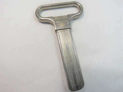 Monopol West Germany Steel "Ah-So" two-prong cork puller with cover