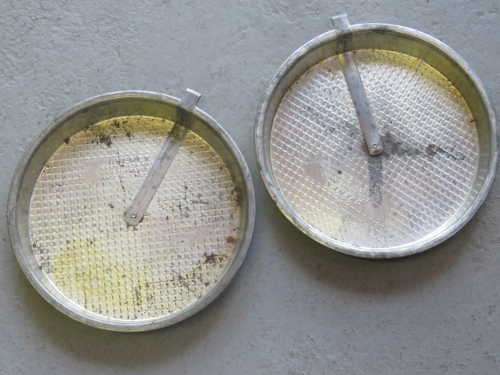 2 Vintage OVENEX slider cake pans / tins