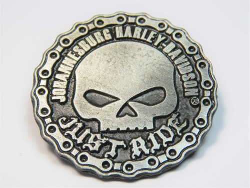 Johannesburg Harley Davidson JUST RIDE badge
