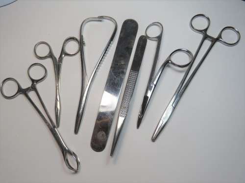 Lot of 7 doctor's medical instruments - Ex SADF