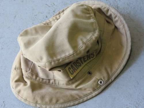 SADF Border war bush hat with Carstens name tag - Size: 51cm