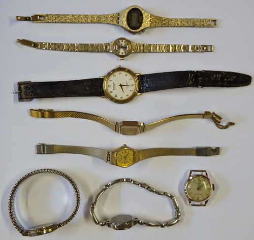 Lot of 8 vintage ladies watches - Untested