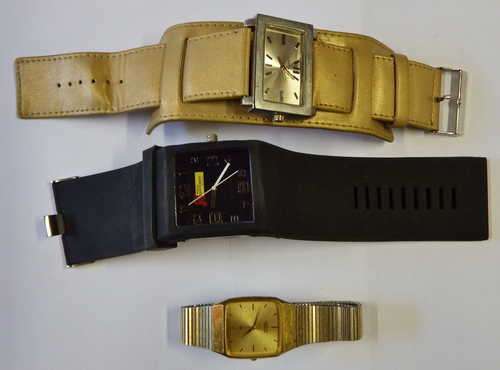 3 Vintage mens watches  - Untested