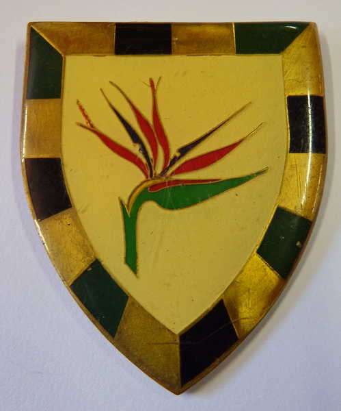 SADF 6 SA Infantry shoulder flash  - No pins