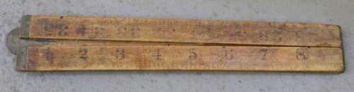 Antique wooden yardstick - 36 Inches