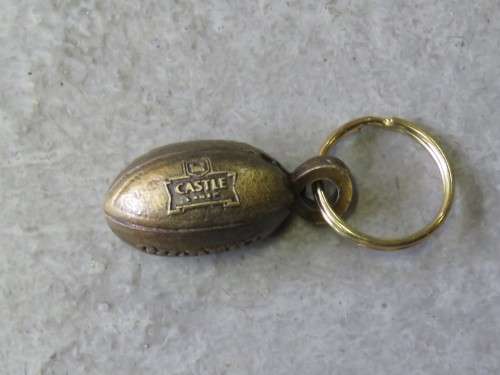 Castle Lager Gillbert Rugby ball mini keyring holder