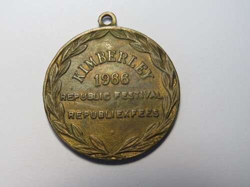 1966 Kimberley Republic festival medallion (Republiekfees)