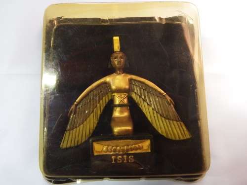 Hachette - The gods of ancient Egypt - Figurine of winged Isis, Magician wife and mother - Issue 73