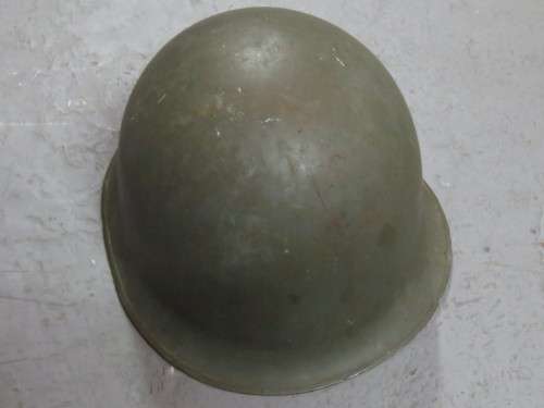 SADF Staaldak helmet and inner - Size: 69cm