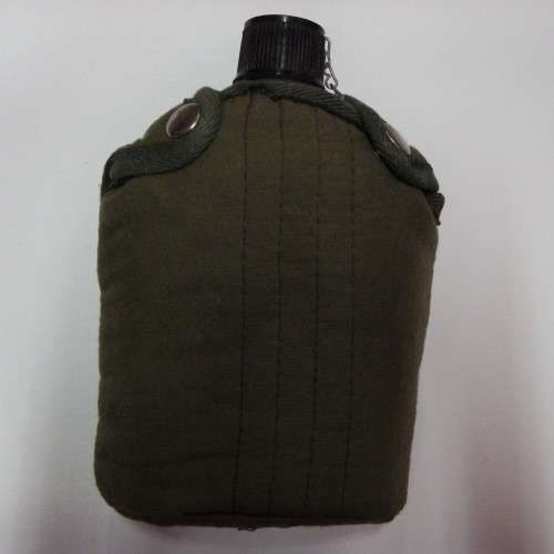 Taiwan military water bottle in pouch