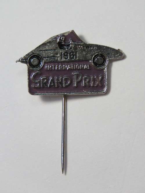 1961 International Grand Prix pin badge