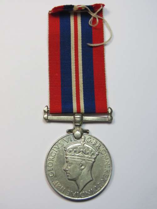 WW2 British war medal issued to 72063 R.C. Stain