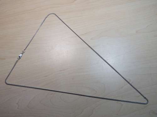 Vintage sterling silver necklace - 5.2grams - 62cm length