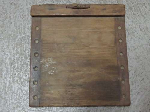 Antique wooden clipboard