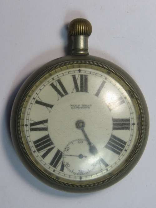 Vintage Wolf Brothers Cape Town pocket watch - Not working