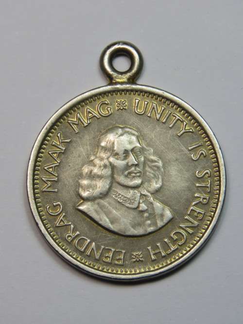 1961 South Africa 1/2 cent medallion