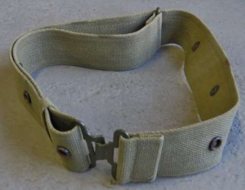 SADF Green webbing belt - 6 x 81 cm