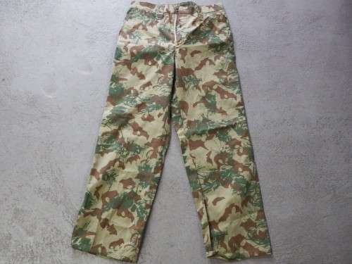 Koevoet camo pattern coverall trousers - Waist: 89cm, Inner leg: 82cm