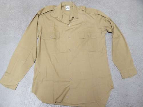 1969 SADF long sleeve shirt - Armpit to armpit: 58cm, Armpit to cuff: 57cm. Total back length: 89cm
