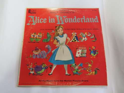 All the songs from  Walt Disney`s Alice in Wonderland LP