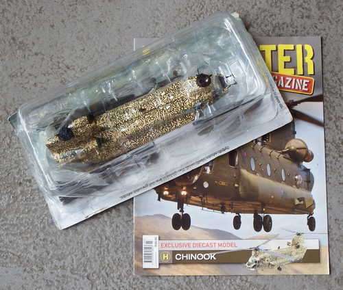 United Kingdom Boeing Chinook HC.1 helicopter with magazine issue 3