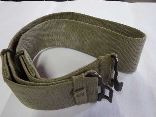 SADF Green webbing belt - Extended length 84cm