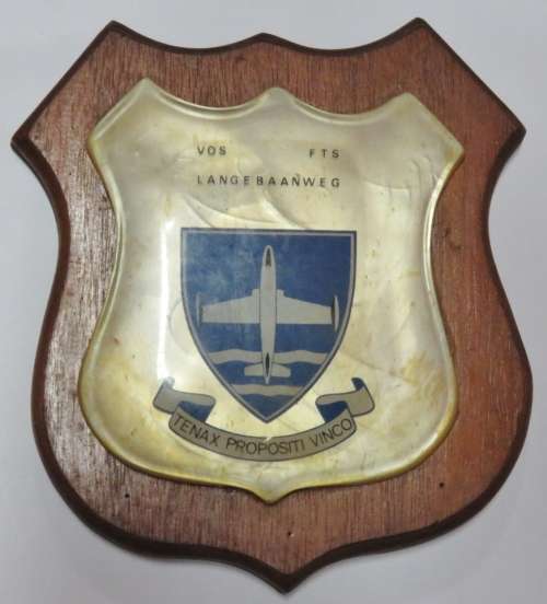 SA Air Force Flight Training School Langebaanweg resin plaque