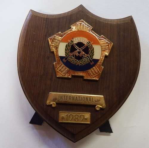 1989 International SADSV/SASSA shooting plaque