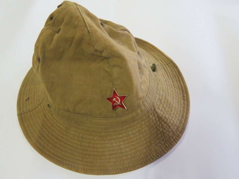 Russian Soviet Army Afghanka hat with badge - Size: 53cm