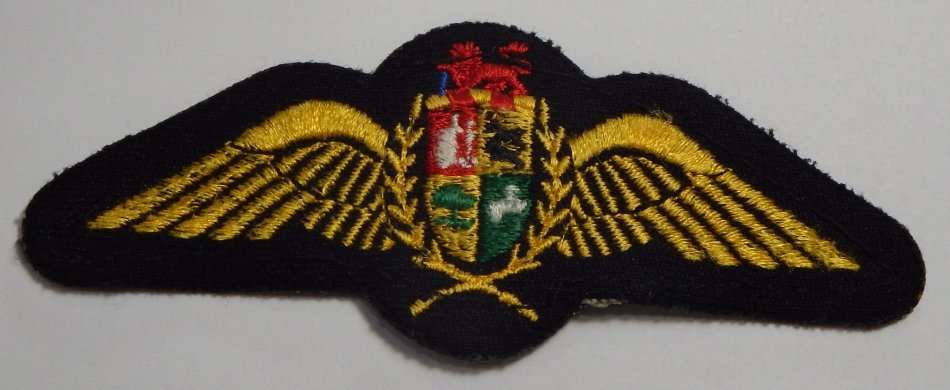 SA Air Force Pilot wings - Embroidered cloth