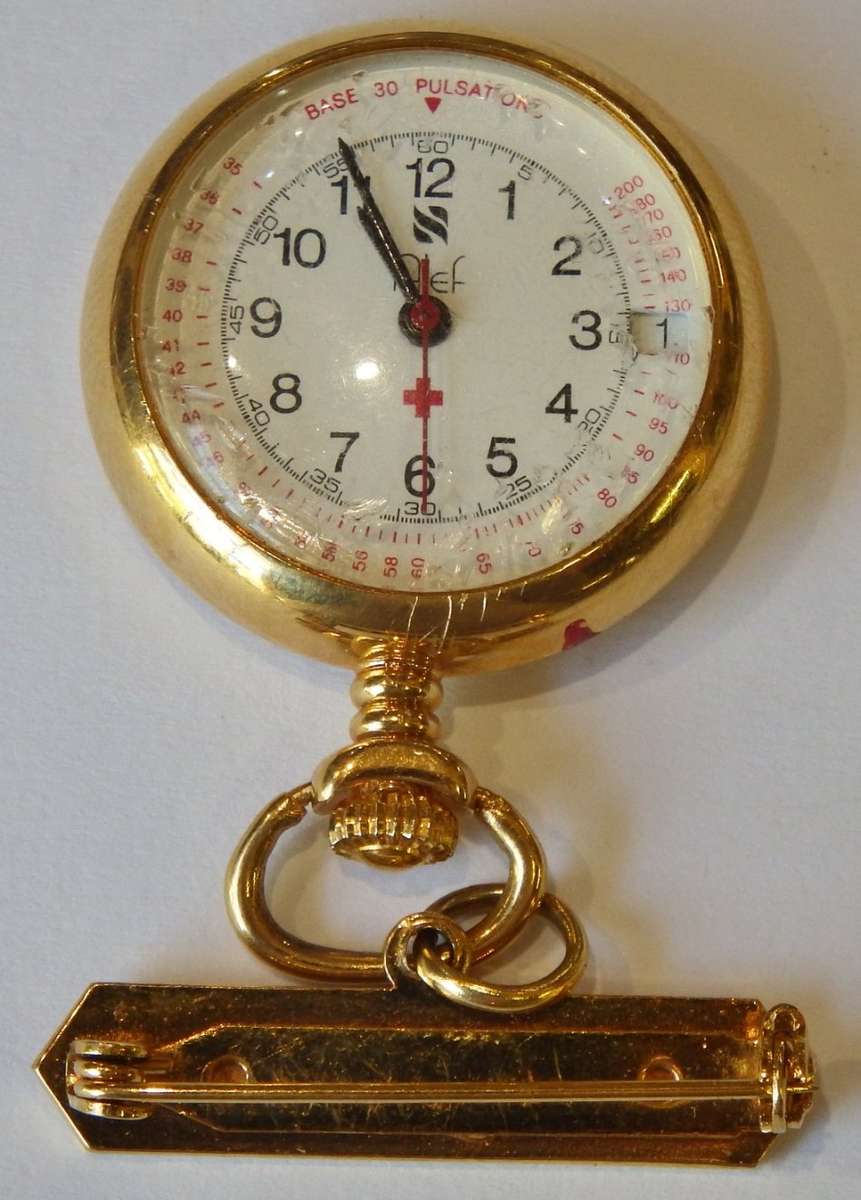 Alef Quartz nurse's fob watch