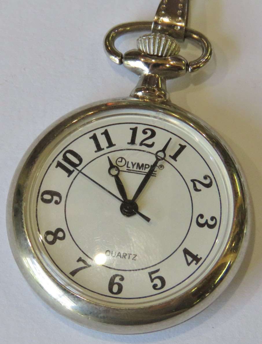 Olympic quartz nurse's fob watch