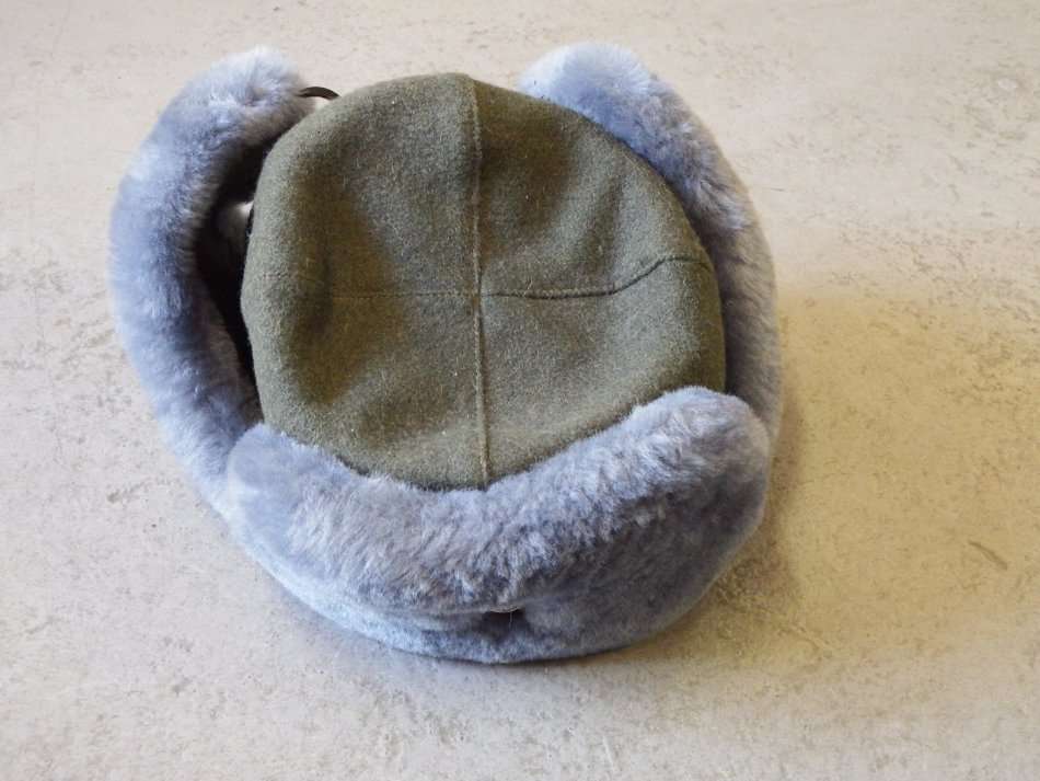 Ukrainian Army  winter Ushanka cap with badge  - Size: 56
